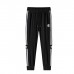 Fashion Casual Long Pants-Black/White-727190