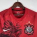 Retro 11/12 Corinthians Third Away Red Jersey Kit short sleeve-1904116
