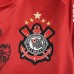 Retro 11/12 Corinthians Third Away Red Jersey Kit short sleeve-1904116