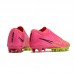 Air Zoom Mercurial Superfly IX Elite AG Soccer Shoes-Pink/Green-9413008