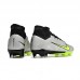 Air Zoom Mercurial Superfly IX Elite FG High Soccer Shoes-Gray/Black-3942092
