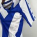 Retro 84/89 Espanyol Home White Blue Jersey Kit short sleeve-270011