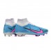 Air Zoom Mercurial Superfly IX Elite FG High Soccer Shoes-Blue/White-6503128