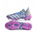 PREDATOR FREAK .1 FG High Soccer Shoes-Purple/Gray-1978528
