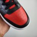 AIR FORCE 1 AF1 Court Borough Low Recraft Running Shoes-Black/Red-7145163