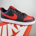 AIR FORCE 1 AF1 Court Borough Low Recraft Running Shoes-Black/Red-7145163