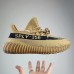 Yeezy Boost 350 V2 Running Shoes-khaki/Black-2986407