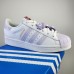 Superstar Running Shoes-White/Purple-4423404