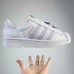 Superstar Running Shoes-White/Purple-4423404