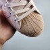 Superstar Running Shoes-Khaki/Pink-4293317