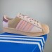 Superstar Running Shoes-Khaki/Pink-4293317
