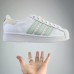 Superstar Running Shoes-White/Green-6484007
