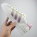 Superstar Running Shoes-White/Pink-3725306
