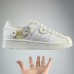 Superstar Running Shoes-All White-379929
