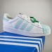 Superstar Running Shoes-White/Blue-6816936