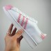 Superstar Running Shoes-White/Pink-8307309