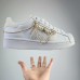 Superstar Running Shoes-White/Gold-8931048