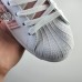 Superstar Running Shoes-White/Pink-2653950