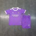 16/17 Real Madrid Kids Away Purple Kids Jersey Kit short sleeve (Shirt + Short )-6256463