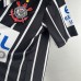 Retro 1997 Corinthians Away Black White Jersey Kit short sleeve-6326205