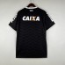 Retro 2008 Corinthians Away Black Jersey Kit short sleeve-517536