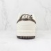 SB Dunk Low Running Shoes-White/Brown-7534954