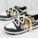SB Dunk Low Running Shoes-Navy Blue/White-1158682