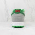 SB Dunk Low Running Shoes-Gray/Green-5245641