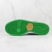 SB Dunk Low Running Shoes-Gray/Green-5245641