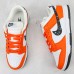 SB Dunk Low Running Shoes-White/Orange-5040692