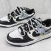 SB Dunk Low Running Shoes-White/Black-5522643