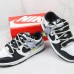 SB Dunk Low Running Shoes-White/Black-5522643