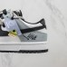 SB Dunk Low Running Shoes-White/Black-5522643