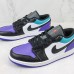 Air Jordan 1 AJ1 Low Running Shoes-Purple/White-8709640