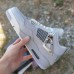 Air Jordan 4 AJ4 High Running Shoes-Gray/Silver-9198718