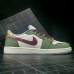 SB Dunk Low Running Shoes-White/Green-5803732