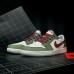SB Dunk Low Running Shoes-White/Green-5803732