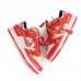 SB Dunk Low Running Shoes-Red/White-859879
