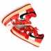 SB Dunk Low Running Shoes-Red/White-7247182