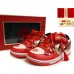 SB Dunk Low Running Shoes-Red/White-9905553