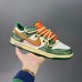 SB Dunk Low Running Shoes-White/Green-1275198