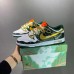 SB Dunk Low Running Shoes-White/Green-5846254