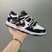 SB Dunk Low Running Shoes-White/Black-3737730