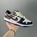 SB Dunk Low Running Shoes-White/Black-3040398