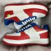 AIR FORCE 1 AF1 Running Shoes-Red/White-7179324