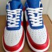 AIR FORCE 1 AF1 Running Shoes-Red/White-7179324