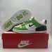 SB Dunk Low Running Shoes-Green/White-8530510