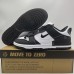 SB Dunk Low Running Shoes-Black/White-7131667
