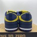 SB Dunk Low Running Shoes-Navy Blue/Yellow-2892422