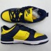 SB Dunk Low Running Shoes-Navy Blue/Yellow-2892422